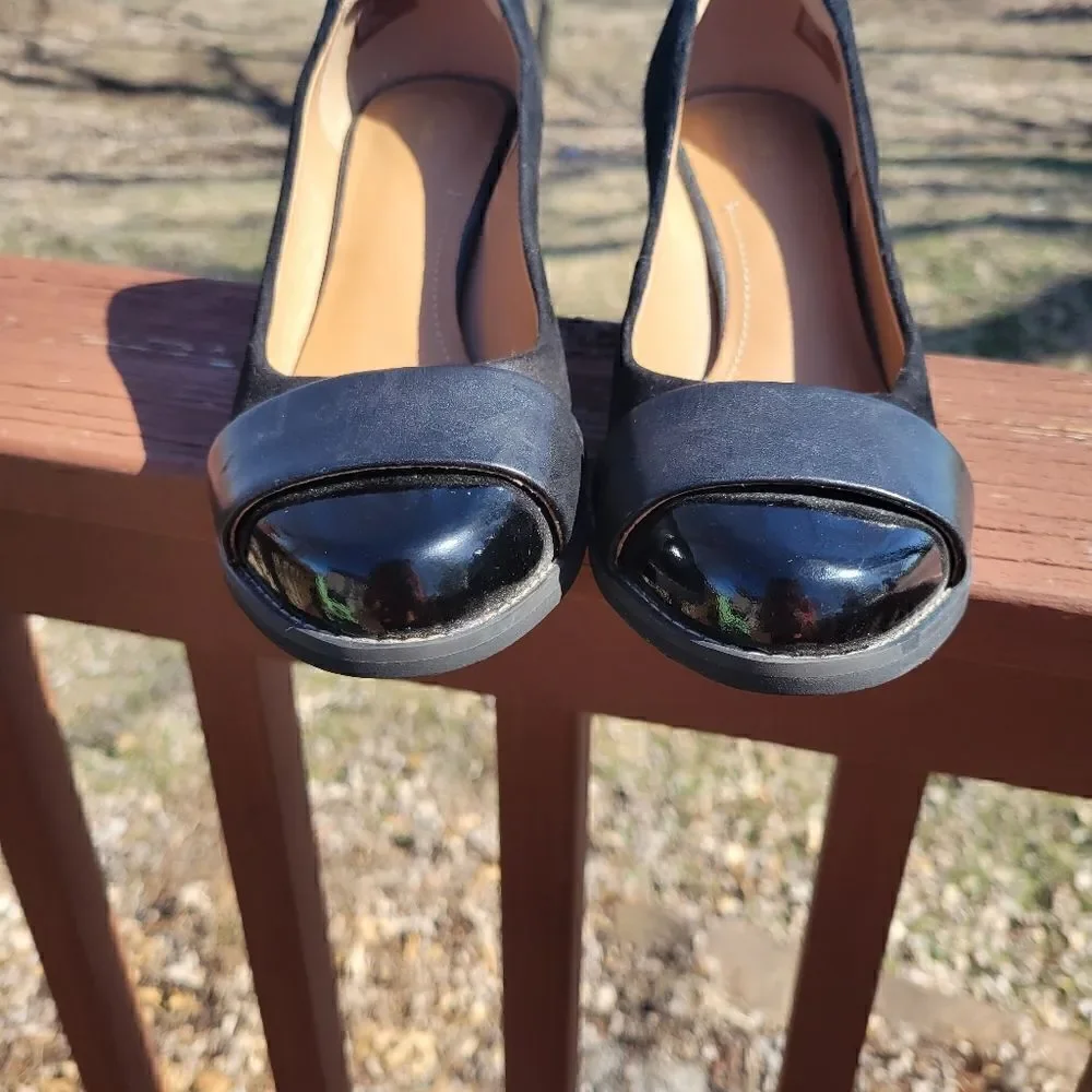 Clarks Black Woman's Tarah Brae Pumps sz 6